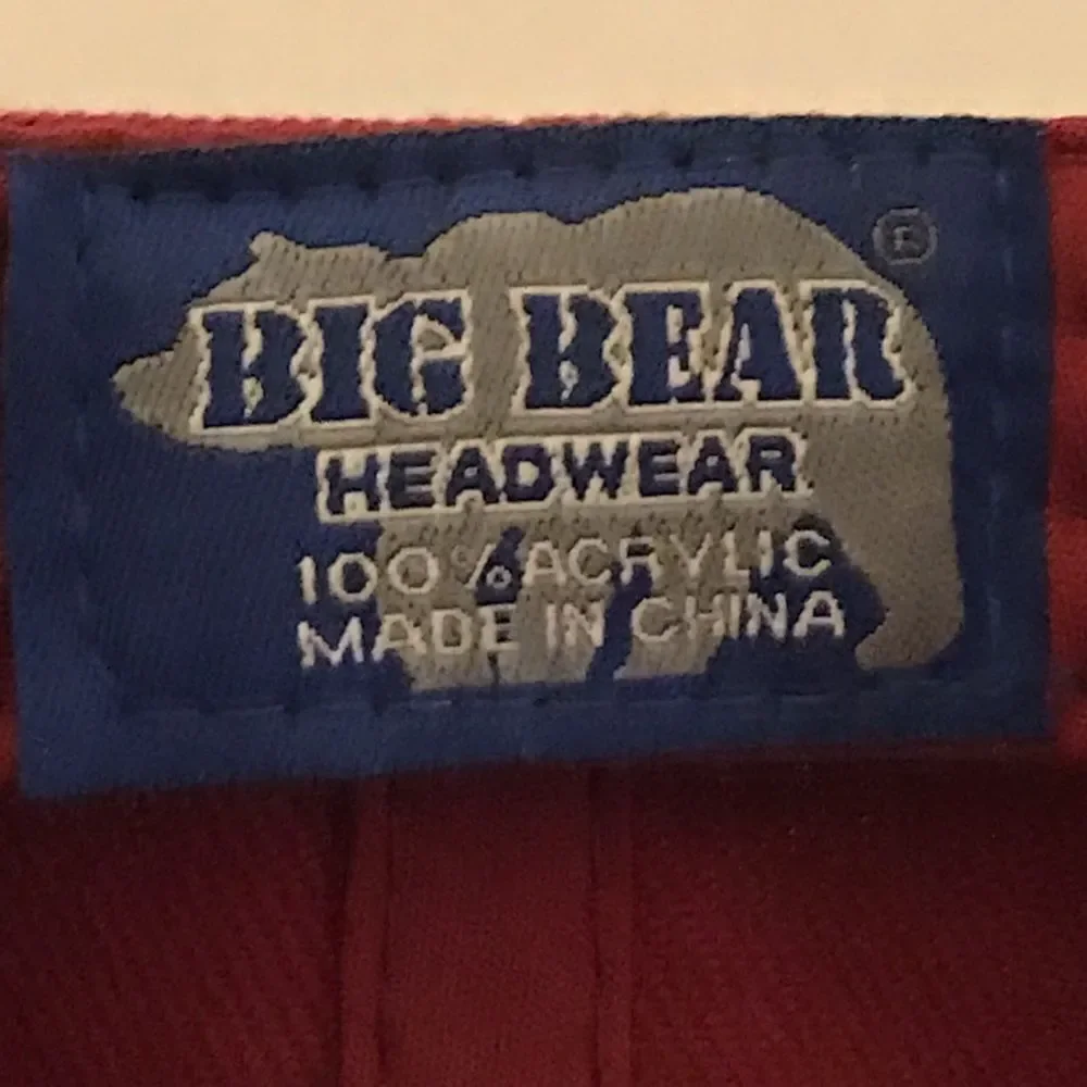 Big Bear Headwear Houston TX Red Star Baseball Hat